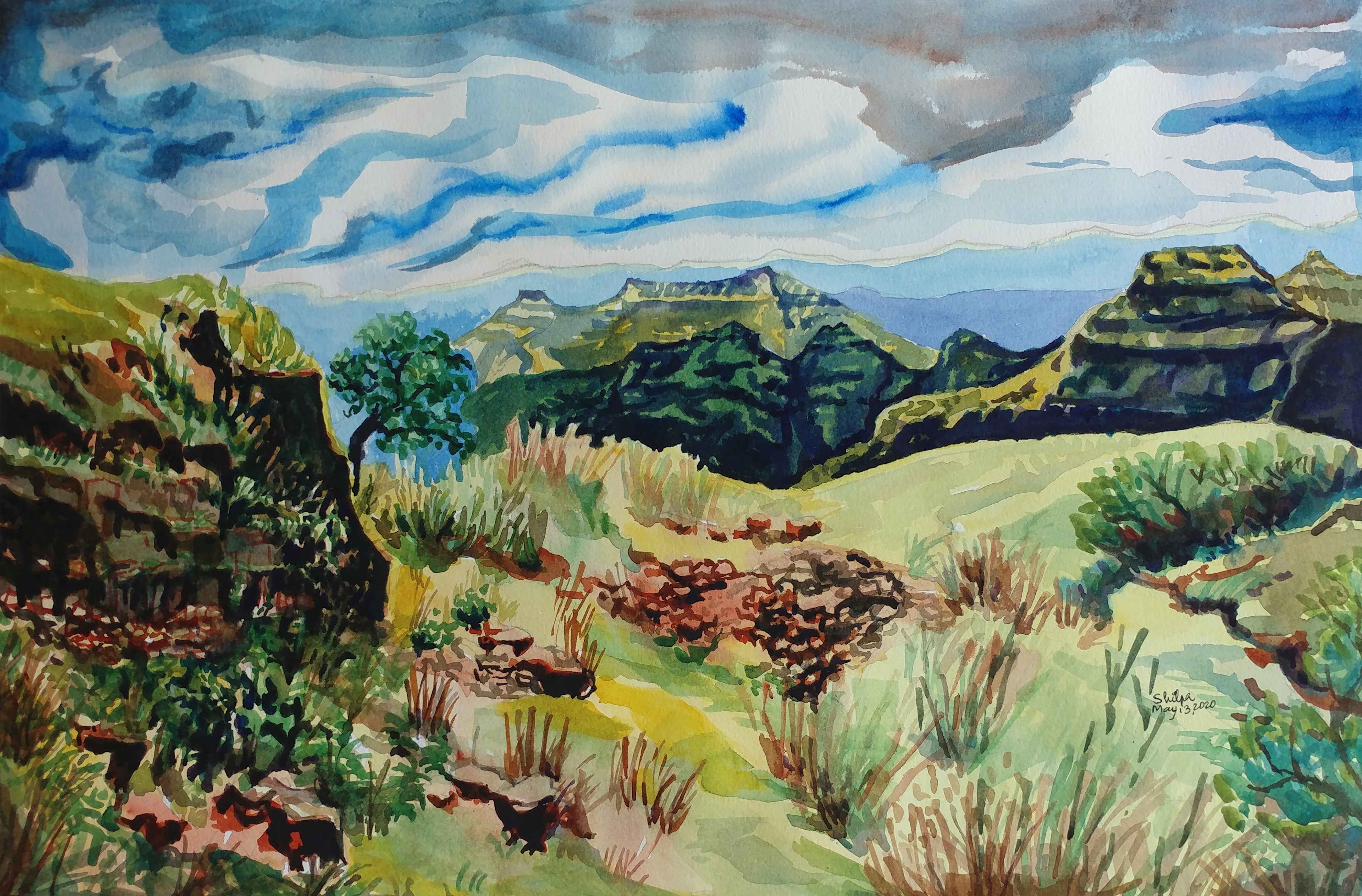 Ruins at the mountaintop